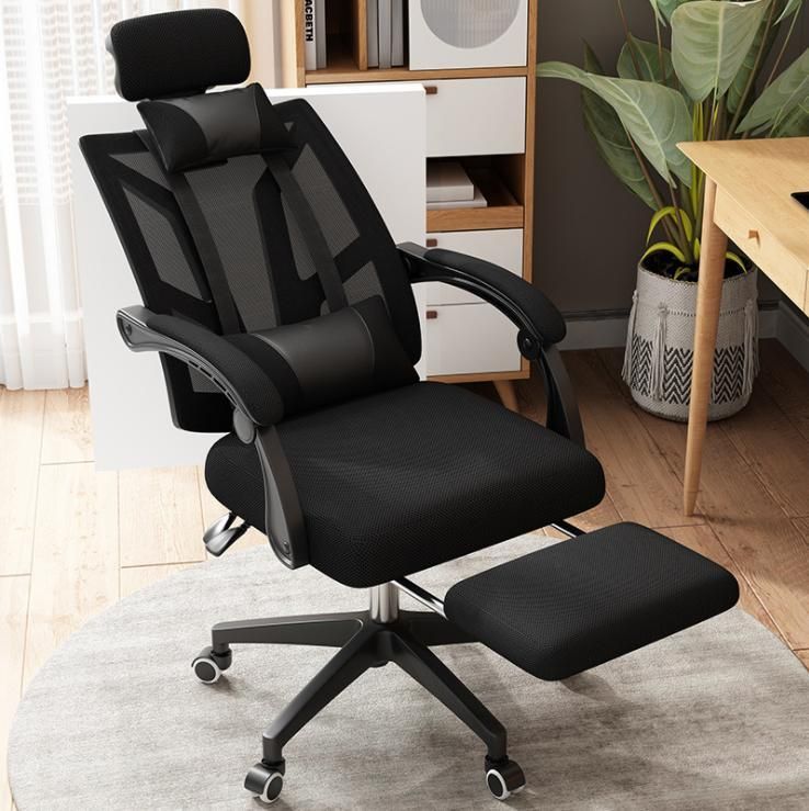 Most Comfortable Ergonomic Mesh Chair Reclining Chair with Footrest Best Office Chair 2021 (YT-018)