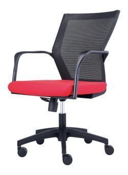 Modern Ergonomic Furniture Mesh Computer Office Midback Task Chair Red Color