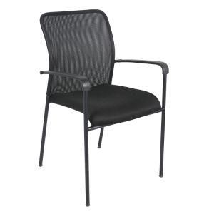 Modern Office Stacking Chair with PP Armrests and Mesh Upholstered