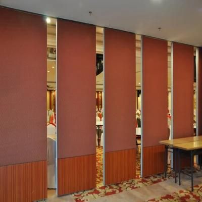 Hotel Project Soundproof Folding Movable Panel Sliding Wall Partition