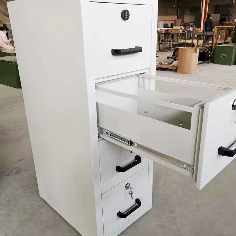 2 Hours Resident Fireproof Cabinet Steel 4 Drawers