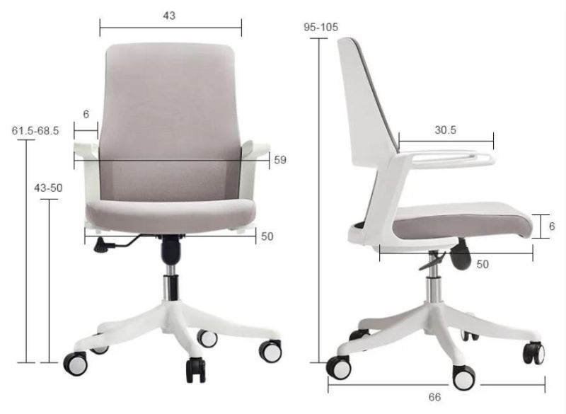 Ergonomic New-fashioned Mesh Visitor Executive Computer Staff Office Chair