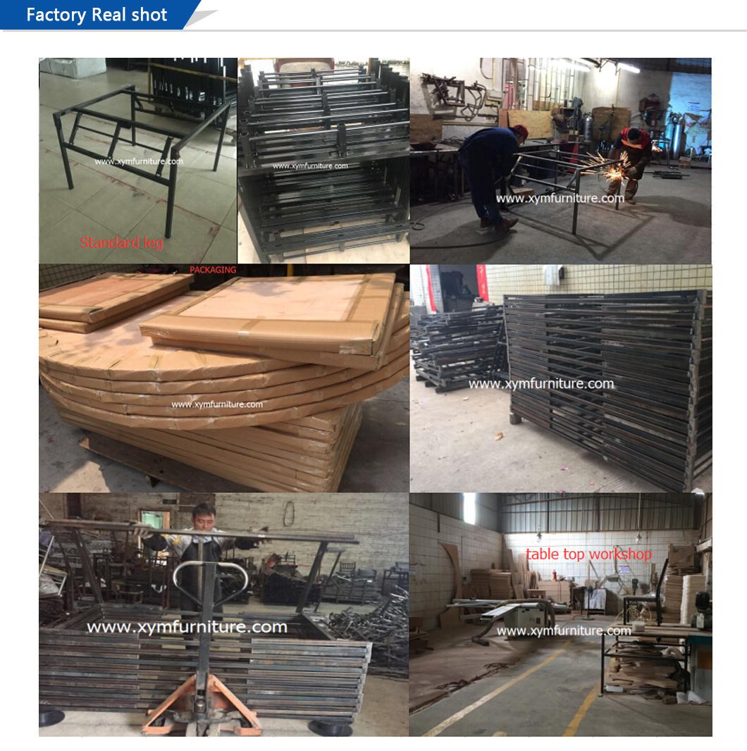Folding Wooden Banquet Rectangletable for Wedding (XYM-T04)