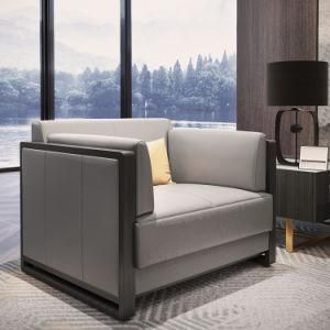 Executive Furniture Factory Boss CEO Wood Veneer Sofa Furniture