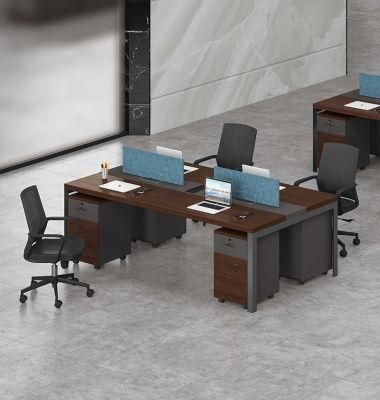 Luxury Computer Desk Partition Table for 4 Person Table Office Furniture