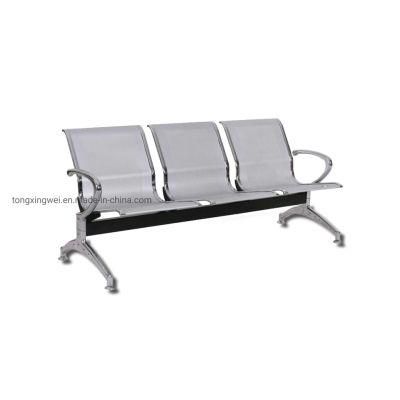 Silver 3 Seater Waiting Chair for Hospital