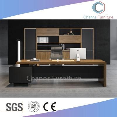 Modern Office Furniture L Shape Executive Computer Table Manager Office Desk (CAS-DA38)