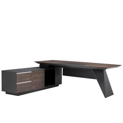 Luxury Melamine MDF Furniture Modern Boss Director Desk Wooden Executive Manager Office Table