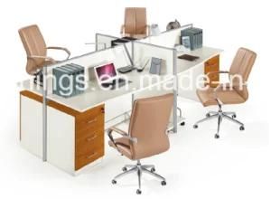 China Manufactur Glass Partition Office Table