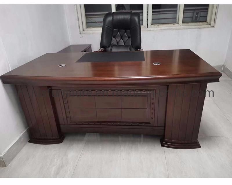 (M-OD1203) Goverment/School/Office Wooden Executive Table MDF Desks with L Part
