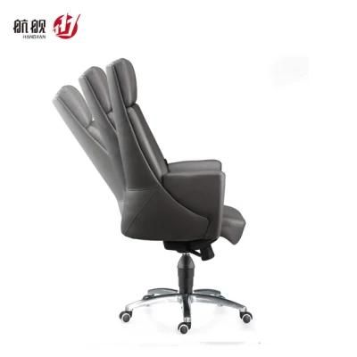 Foshan Professional PU Leather Swivel High Back Office Furniture Chair with Wheels