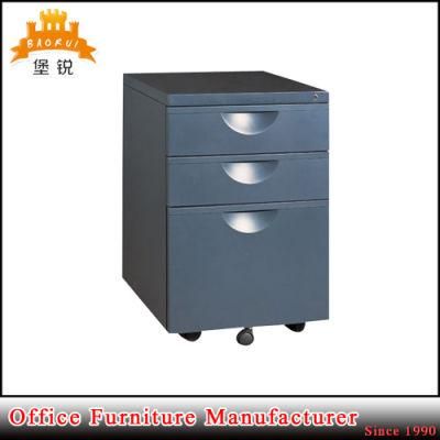 Metal 3 Drawers Vertical Mobile Cabinet