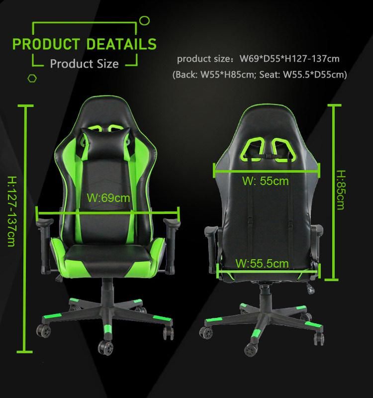 (TREE) Comfortable Modern Racing Chair Swivel Computer Gaming Chair