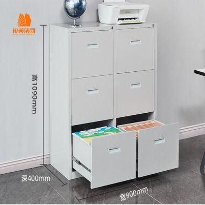 6 Drawers Safe Metal File Cabinet Locker File Cupboard