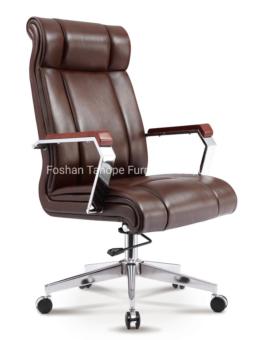 Favorable Promotion Office Furniture Ergonomic Leather Chair for CEO Manager Computer Use