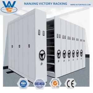 Heavy Duty Movable Archives Adjustable Compact Mobile Shelving Rack