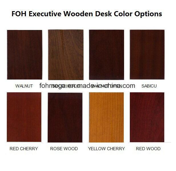 Large Luxury Solid Wood Veneered MDF Office Tables