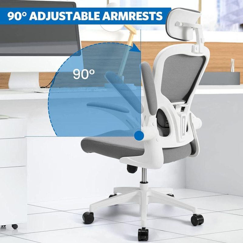 Ergonomic Armrest Mesh Chairs Lifting Backward Locking Comfortable Computer Chair From China