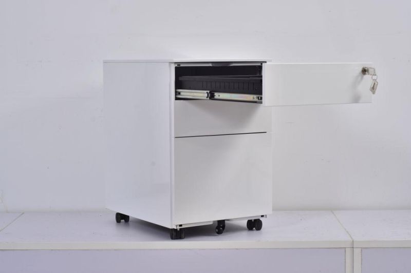 Most Popular Living Room 3-Drawer Cabinet with Wheels
