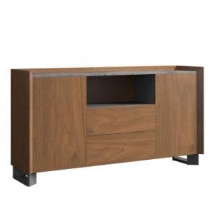 Fashion Style Small Working Walnut Veneer File Cabinet