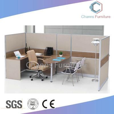 Project Design Melamine L Shape Table Office Cubicle for Manager (CAS-W613)
