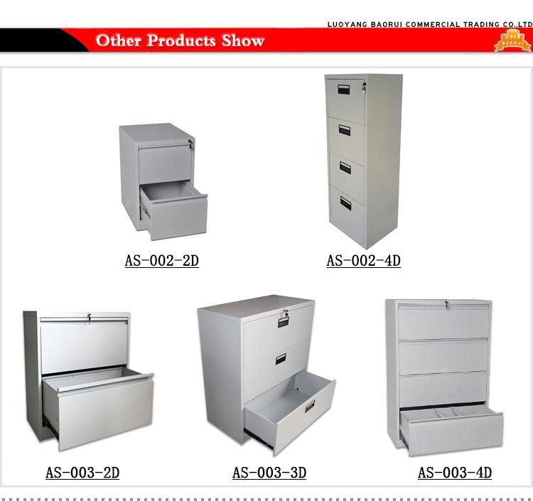 3 Drawer Metal Furniture Vertical Filing Storage Cabinet