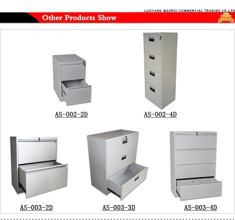 3 Drawer Metal Furniture Vertical Filing Storage Cabinet