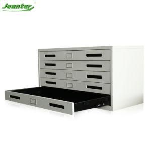 High Quality Steel Index Card File 4 Drawer/Lockable Nightstand Drawer Cabinet
