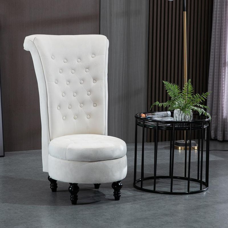 Thicken Cushion Leisure Chair with Super High Back Lounge Chair