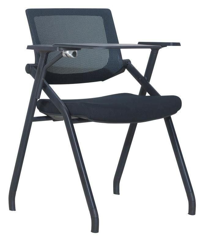 High Quality PP+ Fiber Training Room Chairs Foldable with PU Universal Wheels Training Chairs