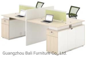 High Quality Modern Staff Melamine Four Person Workstations Office Desk (BL-OD115)