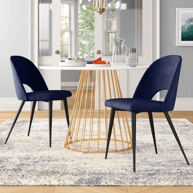 Wholesale Gold Luxury Nordic Cheap Home Furniture Room Restaurant Dining Velvet Modern Dining Chair