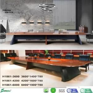 H1861 Modern Project Office Furniture Veneer Wooden Conference Meeting Table