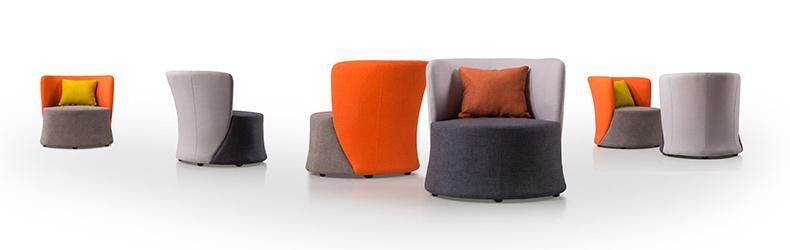 Low Back Tub Chair as Single Seater Sofa Chair in Fabric Colors