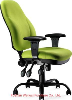 Three Handle Heavy Duty Mechanism Black Coated Chrome Base Colourful Sandwich Mesh Fabric Executive Office Chair
