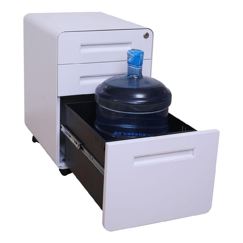 Office Furniture Industry 3 Drawer Mobile Pedestal Filing Cabinet
