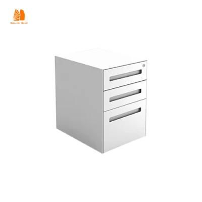 Steel Material 3 Drawers Filing Cabinet Lockable Filing Storage Cabinet