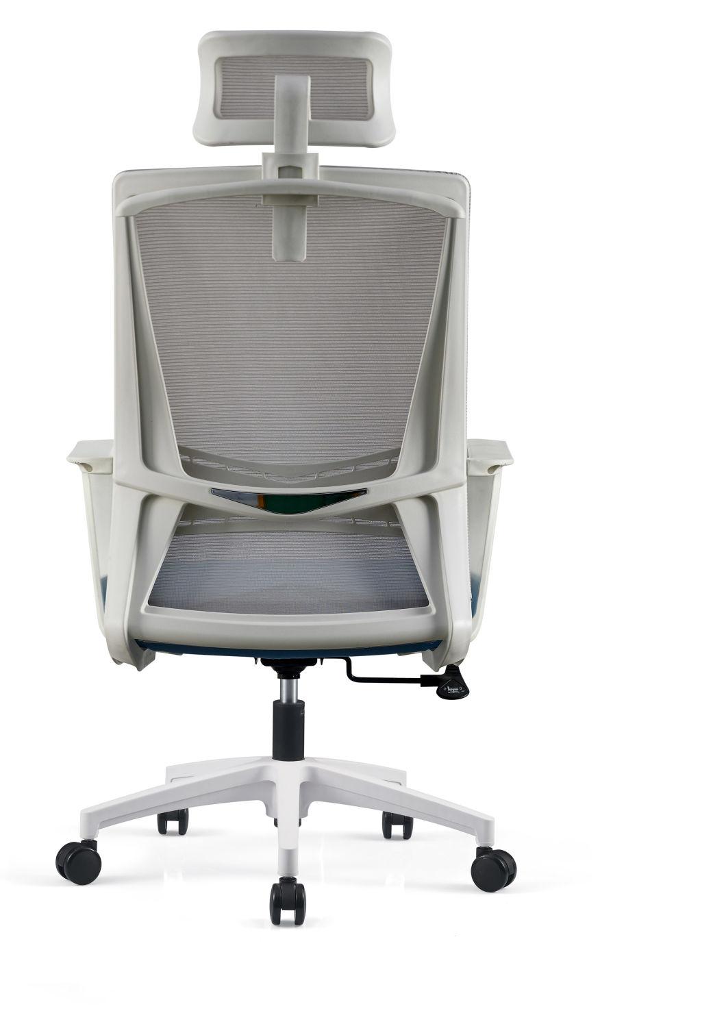 Breathable Mesh Fabric Office Chair with Hangers Flexible Pillow Chair