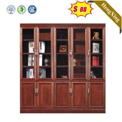 Modern Custom Solid Wood Office Room Vanity Cabinet Bookcase (HX-RD083)