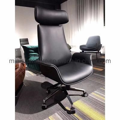 (M-OC112) Chinese Factory Manager Furniture High Back Swivel Black Recliner Boss Office Chair