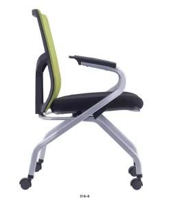 Office School Mesh Stacking Training Chair with Wheels