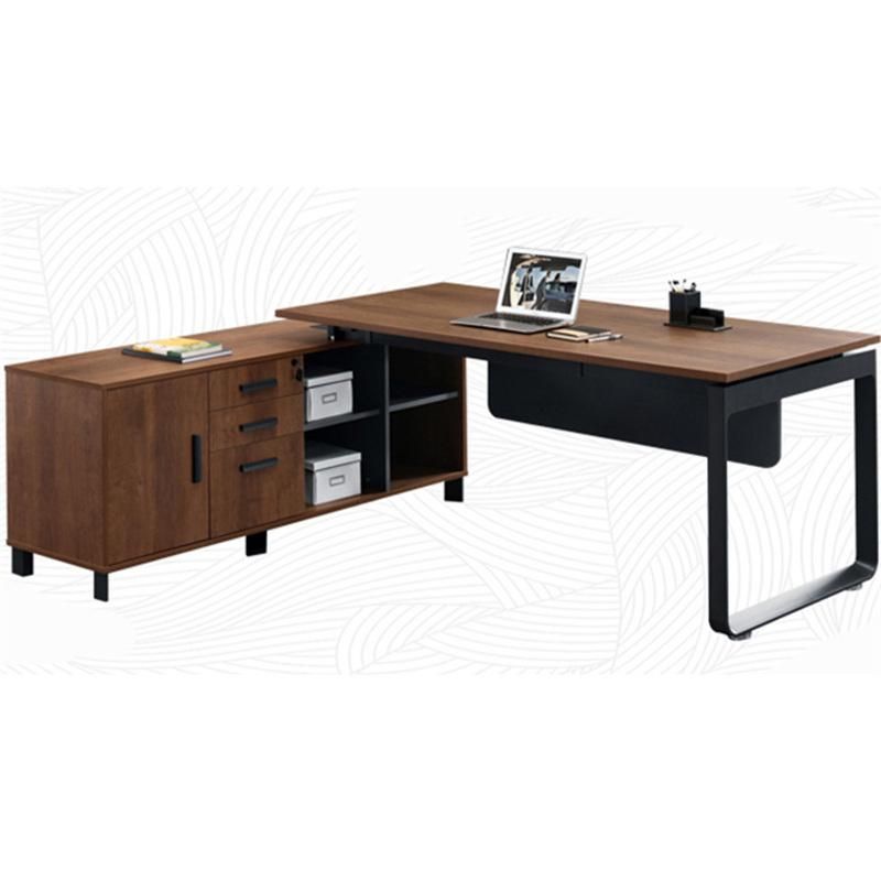 Manufacturer Manager Office Table L Shape Wood Executive Table