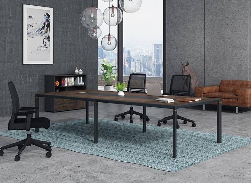 Wholesale Market Modern Wooden Office Furniture Council Boardroom Negotiating Meeting Room Conference Table