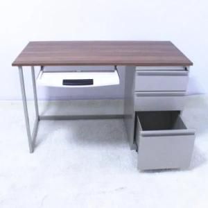 Factory Design Wooden Tabletop Office Furniture Metal Steel Office Computer Desk