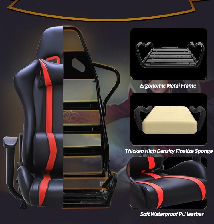 Lisung Modern Ergonomic Swivel High Back Gaming Chair