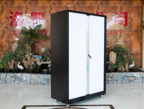 Fas-033 Office Movable Tambour Door Steel Locker /Filing Cabinet with Sliding Door