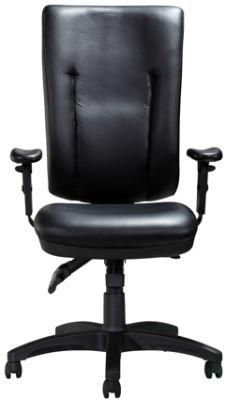 High Back PU Upholstery for Seat and Back Three Lever Heavy Duty Mechanism Adjustable PU Arms Chair