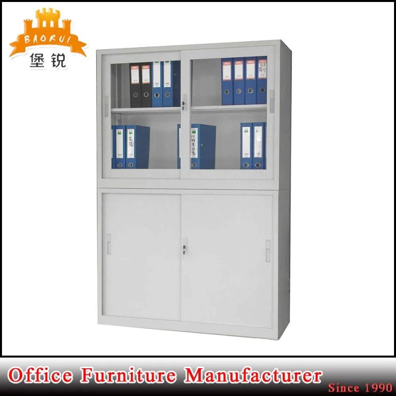 Glass Sliding Door Steel Documents Cabinet