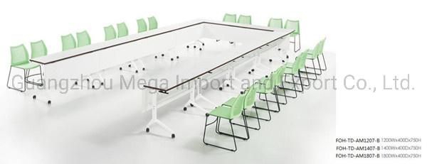 Modern Conjoined U Shape Office Conference Room Table (FOH-TD-AM1207-B)