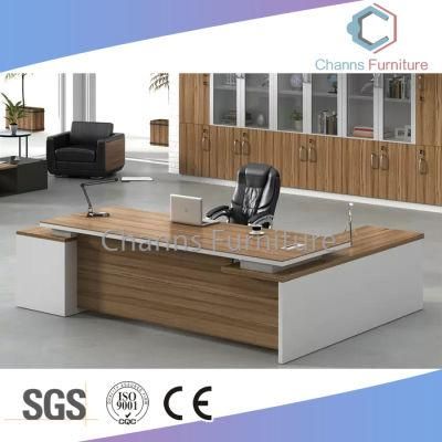 Modern 1.8m L Shape Office Table with Left Side Desk (CAS-ED31417)